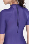 Zelocity Swimsuit With Zipper - Navy Blue — thumbnail 6